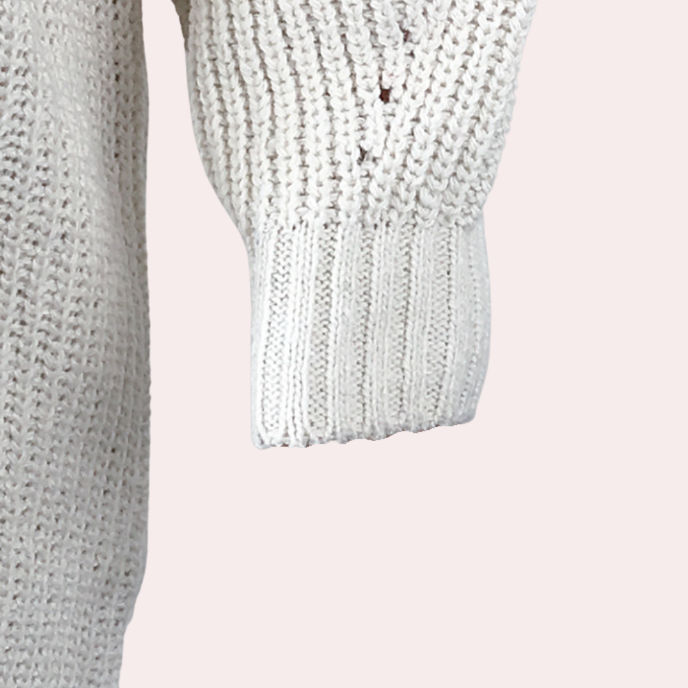 Kvinders Overdimensioneret Strikket Sweater 4
