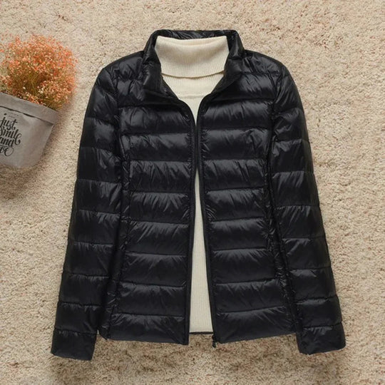 Kvinders Quilted Jakke Letvægtet Padded 2