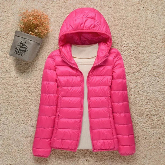 Kvinders Quilted Jakke Letvægtet Padded 3