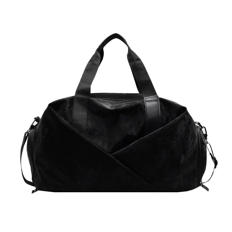 Kvinders Rejsetaske Fløjlslook Moderne Design 0