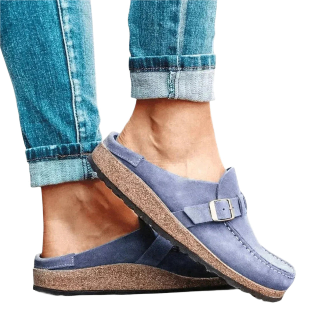 Kvinders Retro Mules Komfortable Sko 0