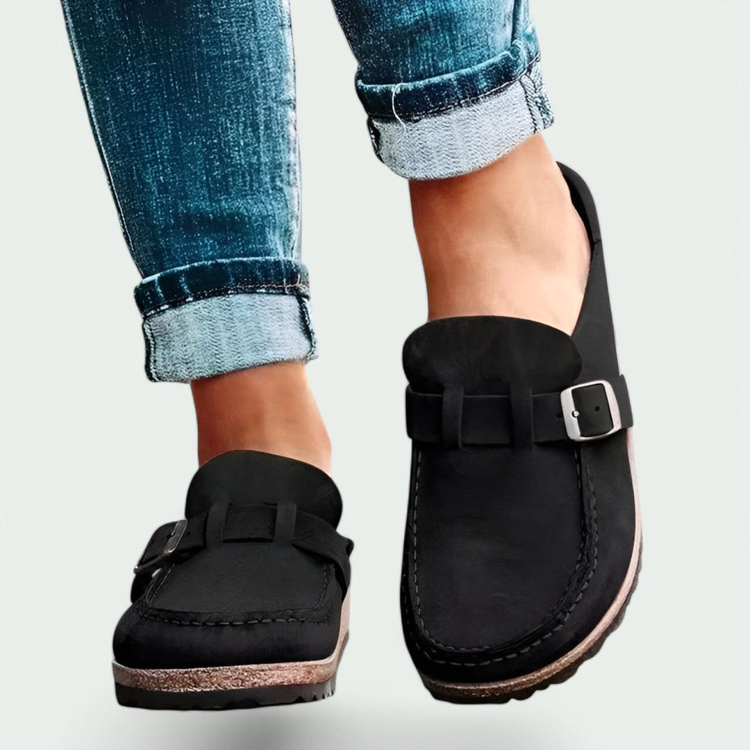Kvinders Retro Mules Komfortable Sko 2