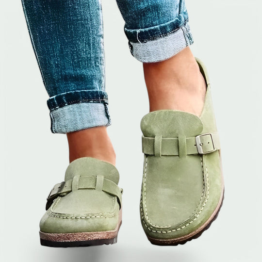 Kvinders Retro Mules Komfortable Sko 5