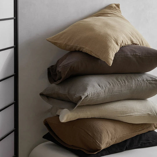 Kvinders Sengesæt med Naturlig Tekstur og Åndbar Design 2