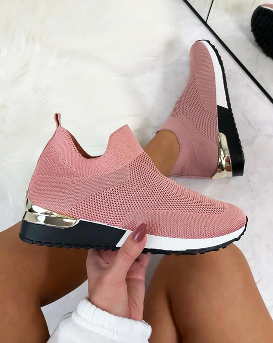 Kvinders Slip-On Sneakers Moderne Stil 3
