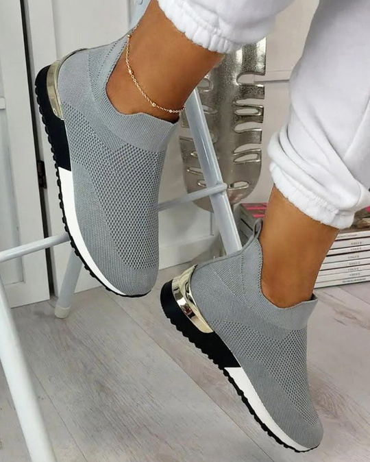 Kvinders Slip-On Sneakers Moderne Stil 4