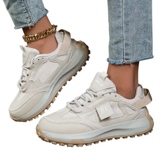 Kvinders Sneakers Høj Sål Trendy 3