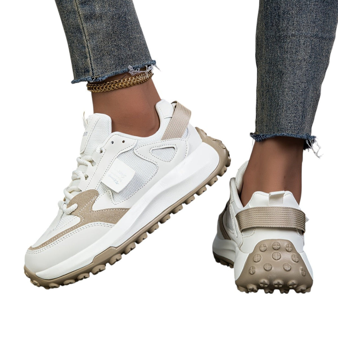 Kvinders Sneakers Høj Sål Trendy 8