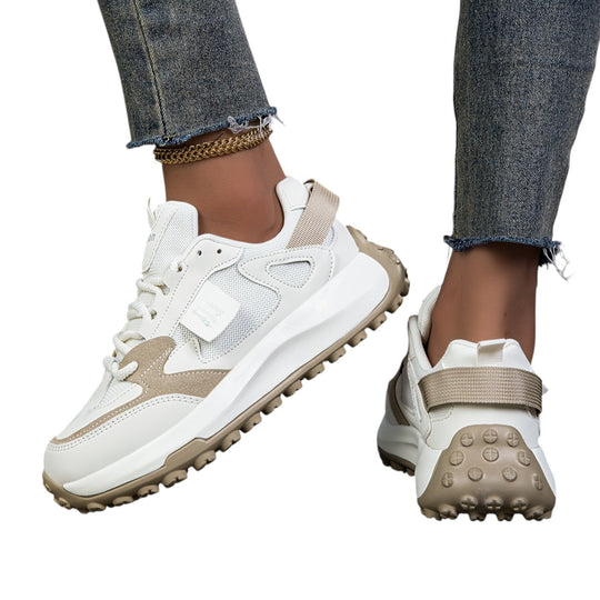 Kvinders Sneakers Høj Sål Trendy 8