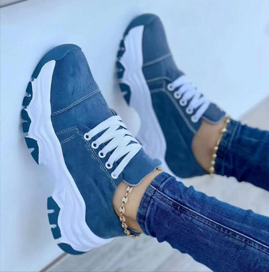 Kvinders Sportssneakers med Platform 8
