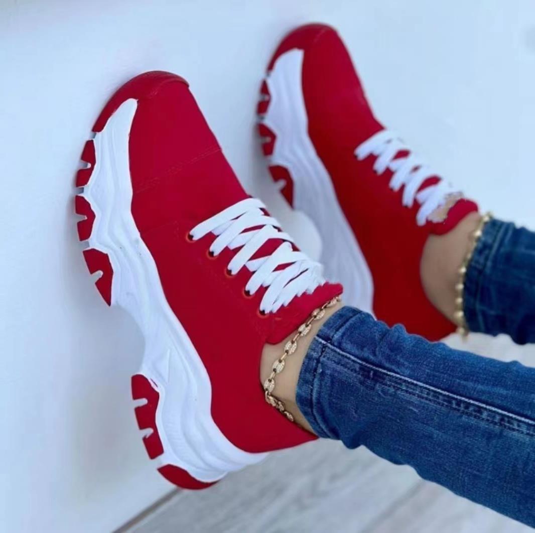 Kvinders Sportssneakers med Platform 9