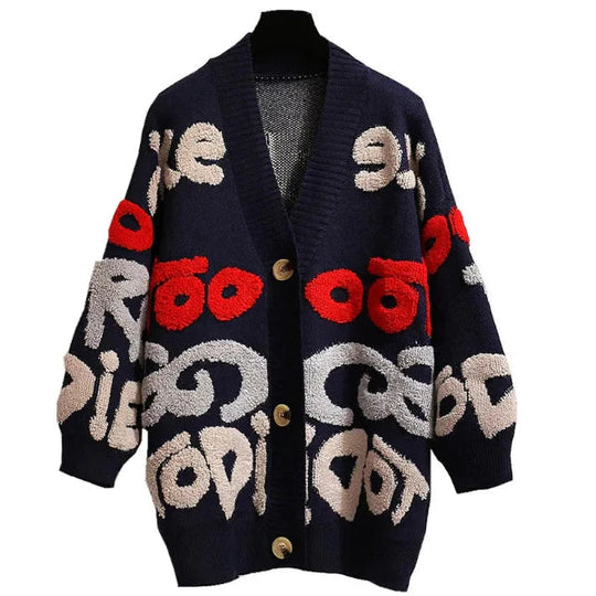Kvinders Strikket Cardigan - Oversized Pasform 1