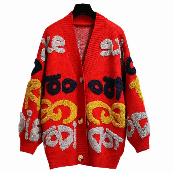 Kvinders Strikket Cardigan - Oversized Pasform 2
