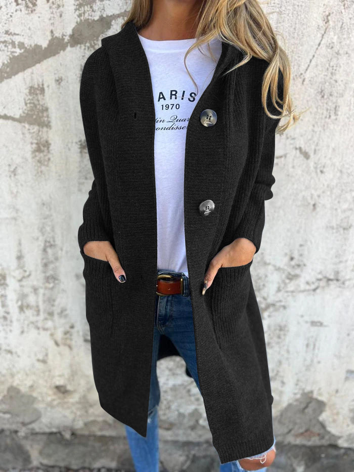 Kvinders Strikket Cardigan Klassisk Stil 2