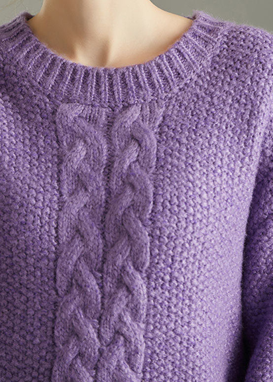 Kvinders Strikket Sweater Kjole Klassisk Stil 3