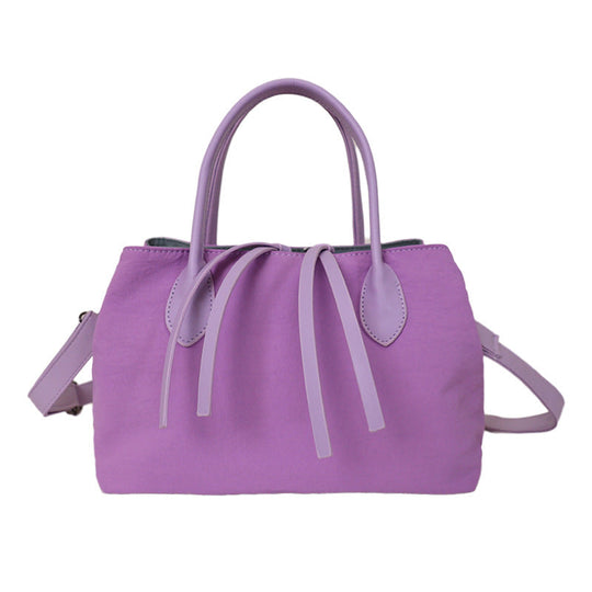 Kvinders Strukturerede Taske Satchel Stilfuld 0