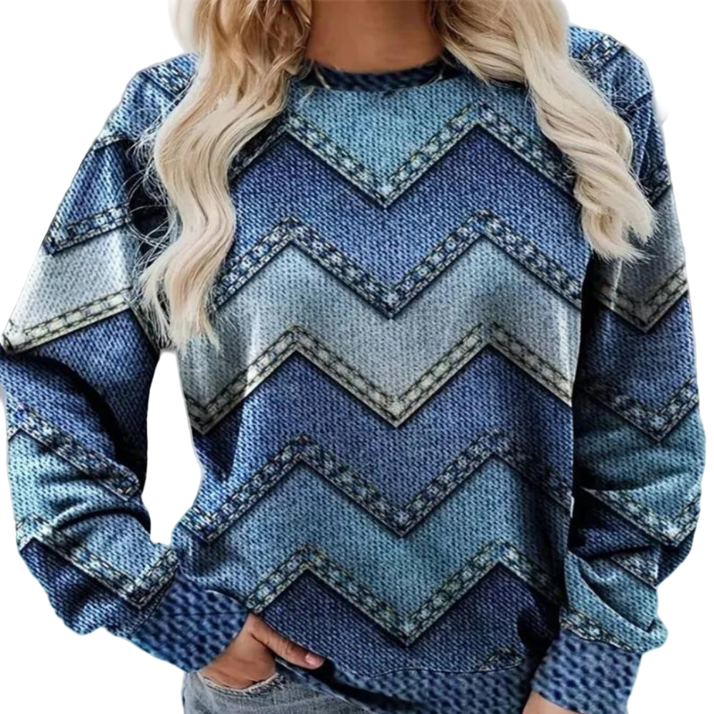Kvinders Sweater Rummelig Blød Materiale 0
