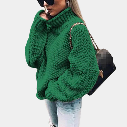 Kvinders Sweater i Tykt Design 2