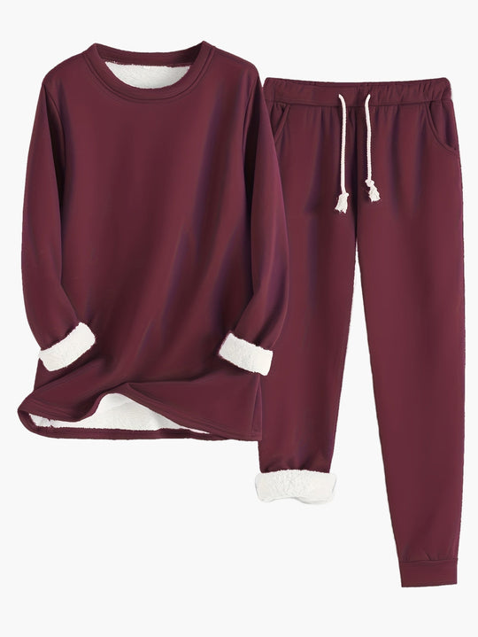 Kvinders Todelte Loungewear Sæt Afslappet Stil 1