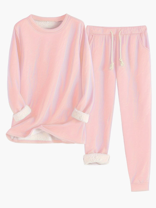 Kvinders Todelte Loungewear Sæt Afslappet Stil 4
