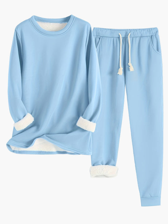 Kvinders Todelte Loungewear Sæt Afslappet Stil 9