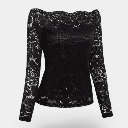 Kvinders Top i Blonde med Bare Skuldre 2