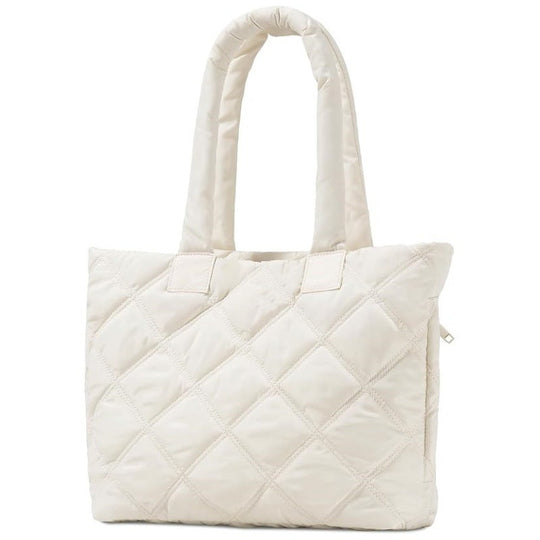 Kvinders Tote Håndtaske Isoleret Quiltet Design 1