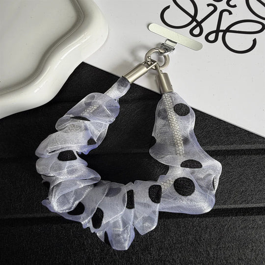 Kvinders Transparent Scrunchie med Sløjfe Design 3