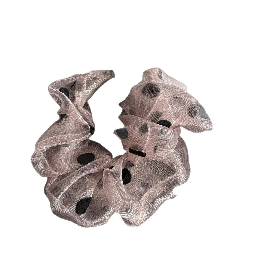Kvinders Transparent Scrunchie med Sløjfe Design 5
