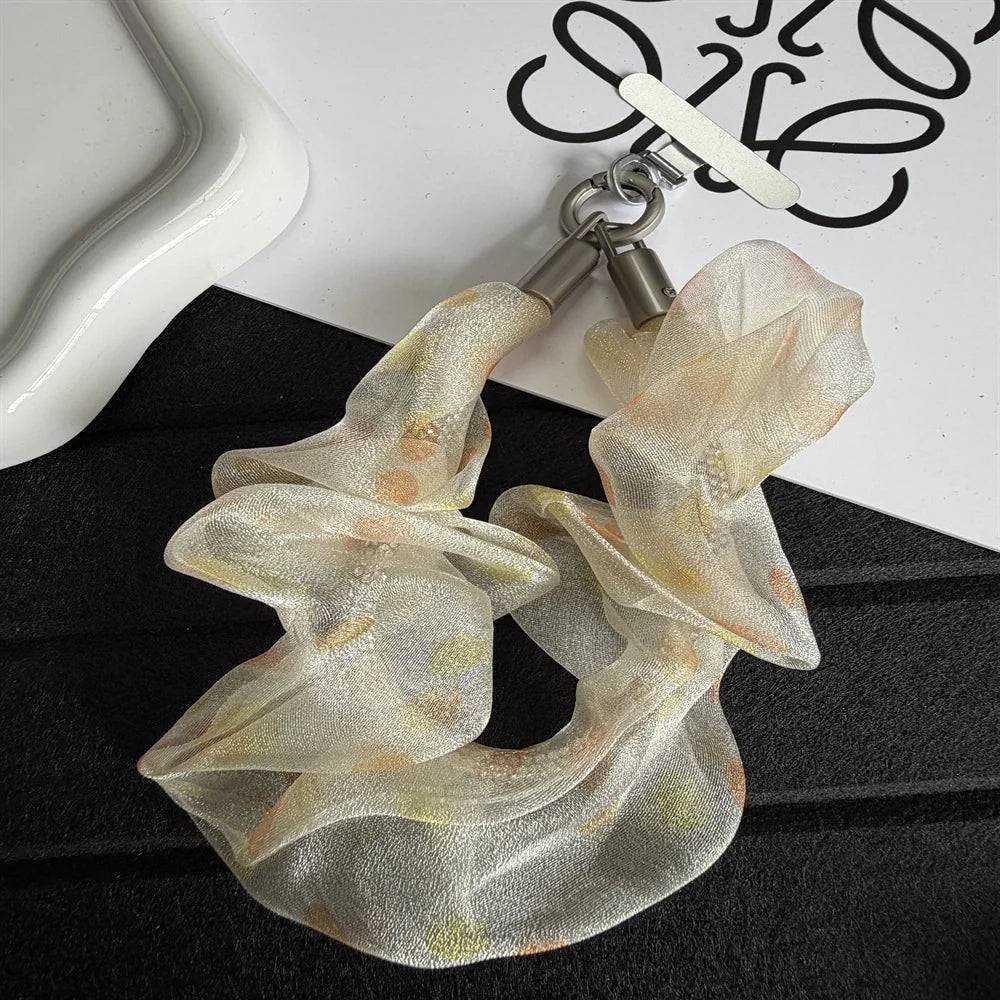Kvinders Transparent Scrunchie med Sløjfe Design 7