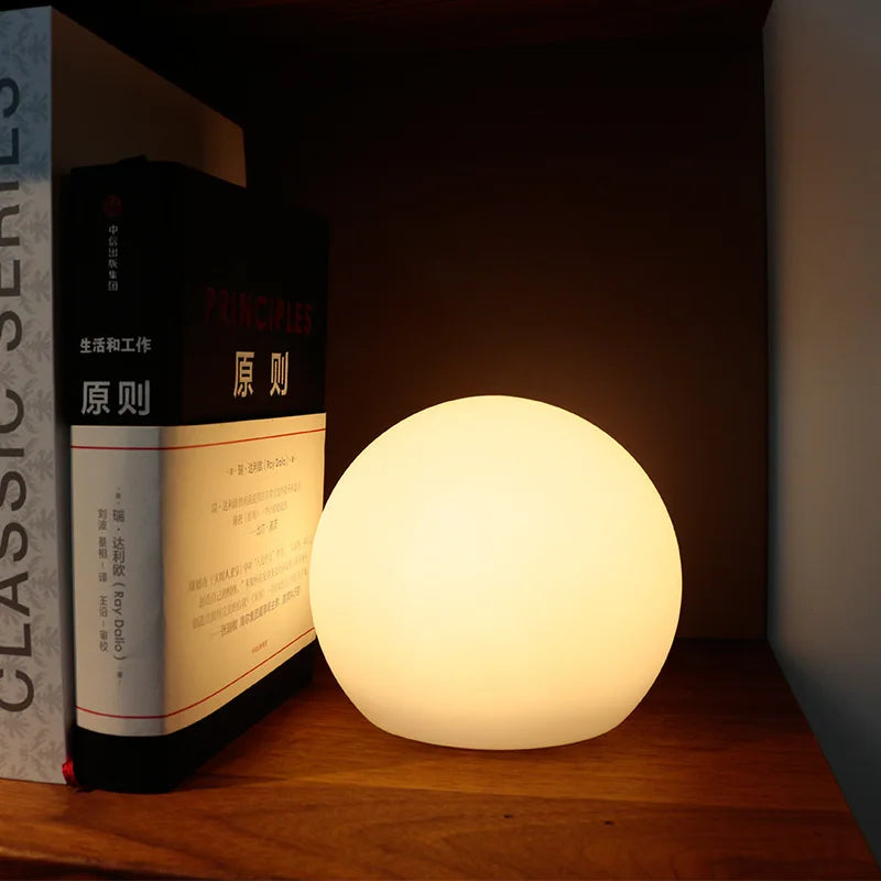 LED Kuglebordslampe med Dynamisk Farveændring 0