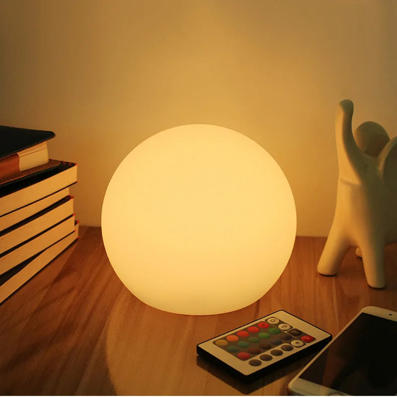 LED Kuglebordslampe med Dynamisk Farveændring 2