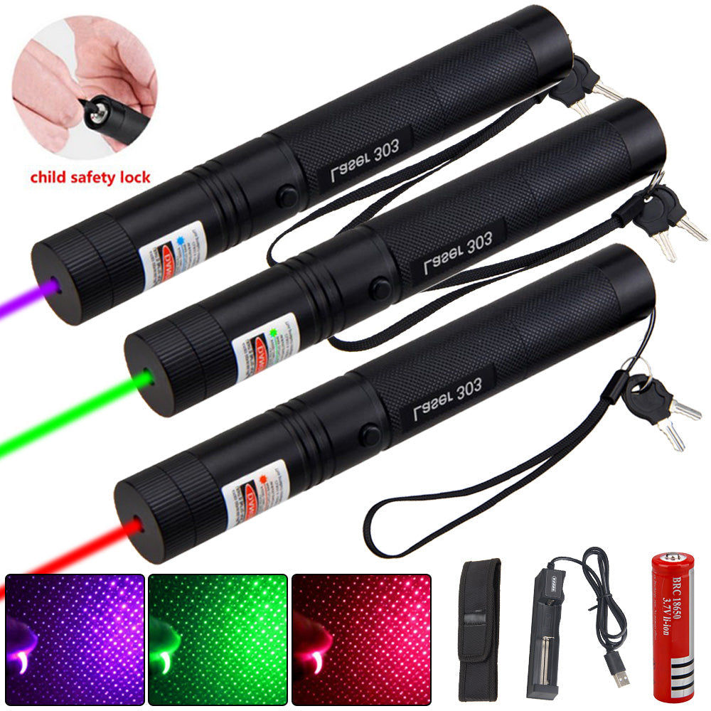 Laserpointer med Lang Rækkevidde og Justerbar Fokus 7