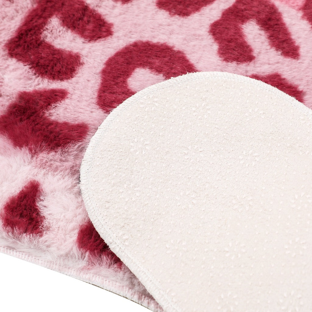 Leopardprint Tæppe i Unik Form 3
