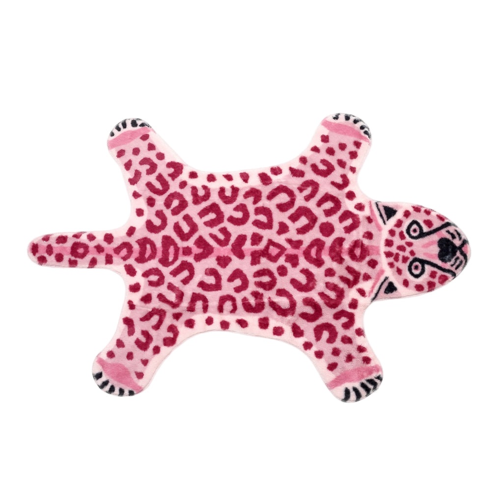 Leopardprint Tæppe i Unik Form 4
