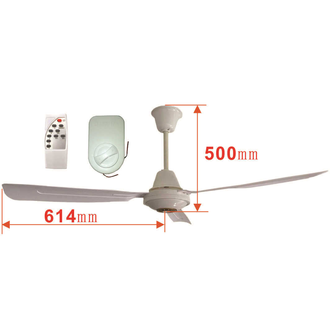 Loftsventilator med fjernbetjening og justerbare hastigheder 2
