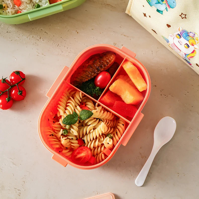 Madkasse til Børn med Rum - Praktisk Bento Box til Måltidsforberedelse 0