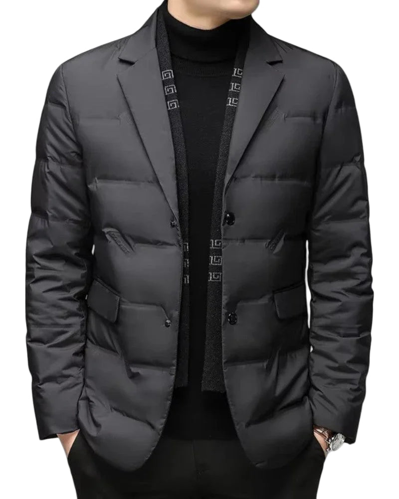 Mænds Blazerjakke Quiltet Smart Casual 0