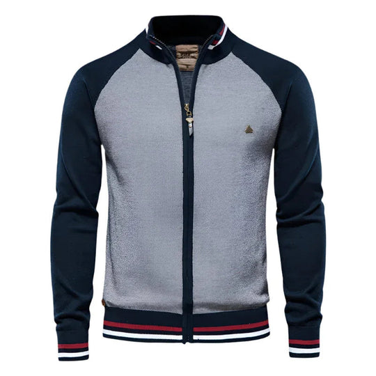 Mænds Cardigan Med Lynlås Casual Stil 6