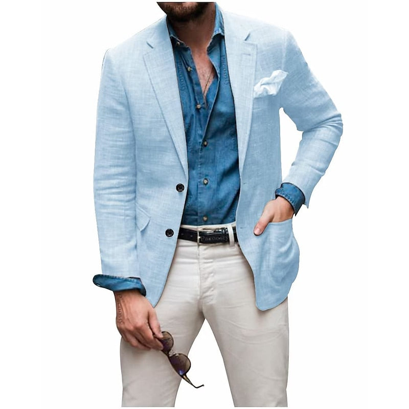 Mænds Casual Blazer med Let Design 12