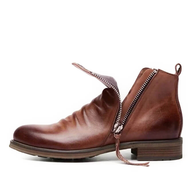 Mænds Casual Støvler med Chunky Hæl 5