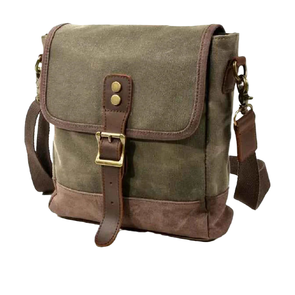 Mænds Crossbody Taske Vintage Stil 0