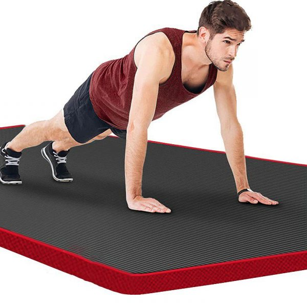 Mænds Fitness Yogamåtte Skridsikker 0