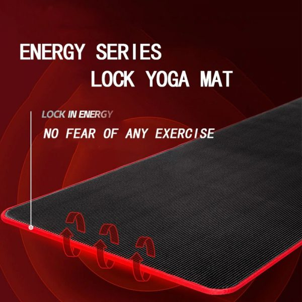 Mænds Fitness Yogamåtte Skridsikker 2