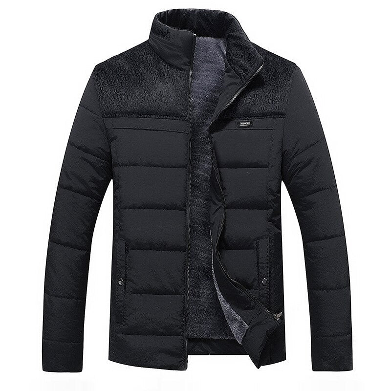 Mænds Fleece Jakke Moderne Stil 4