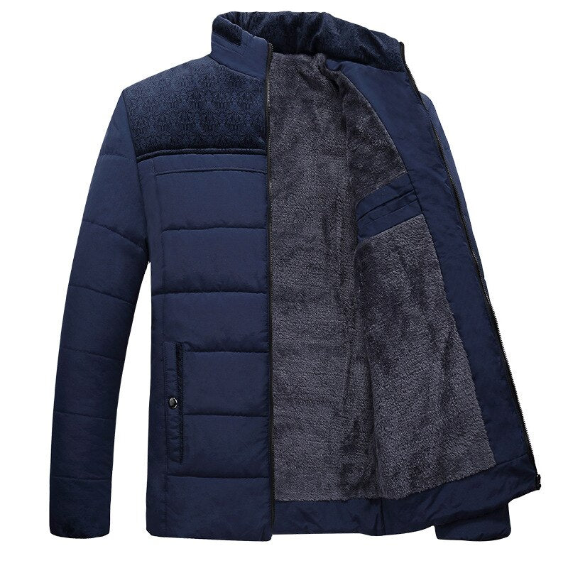 Mænds Fleece Jakke Moderne Stil 6