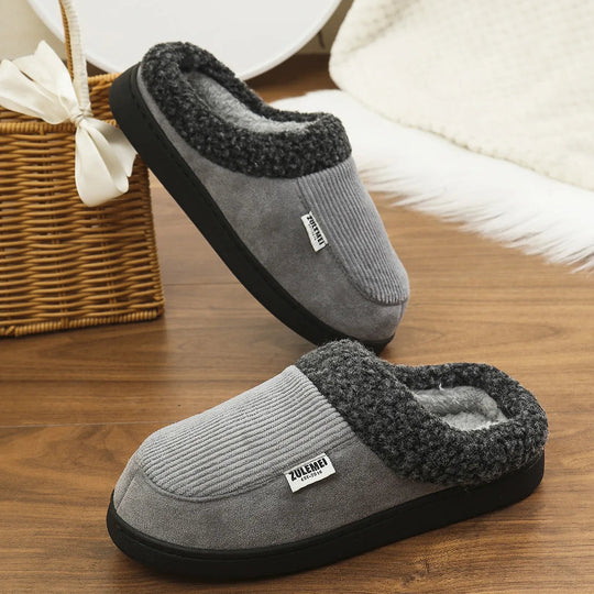 Mænds Indendørs Sko med Memory Foam og Anti-Skrid Såler Komfortable Indendørssko 6