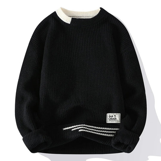 Mænds Klassisk Sweater Tidløs Stil 3
