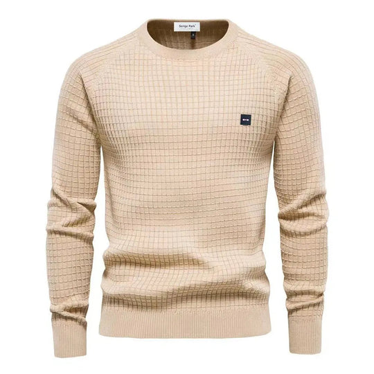 Mænds Komfortabel Trøje i Minimalistisk Design 10