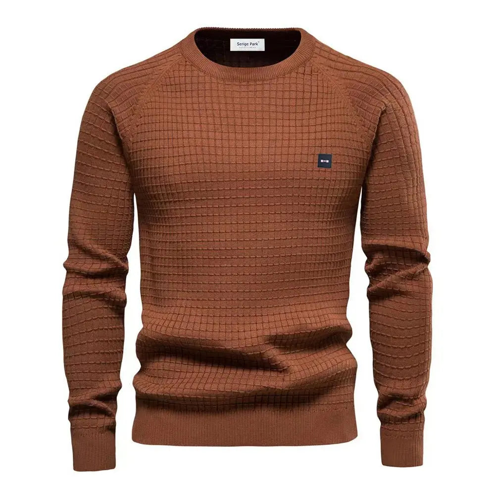 Mænds Komfortabel Trøje i Minimalistisk Design 4